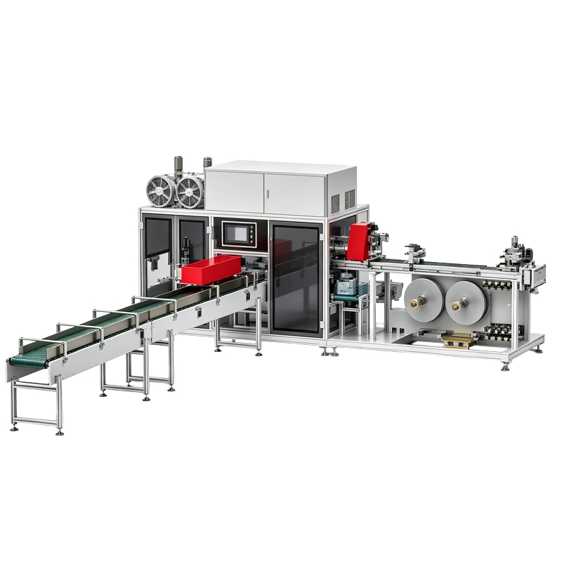 Bottom suction paperpackaging machine