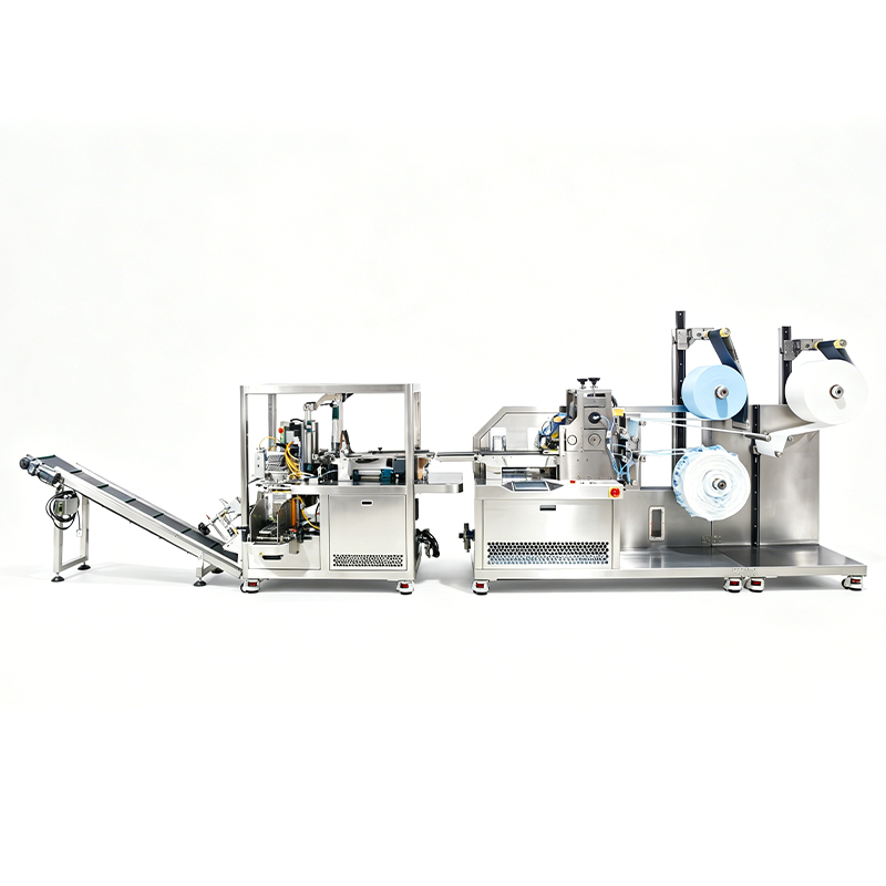 Fully automated facial mask production and packaging line